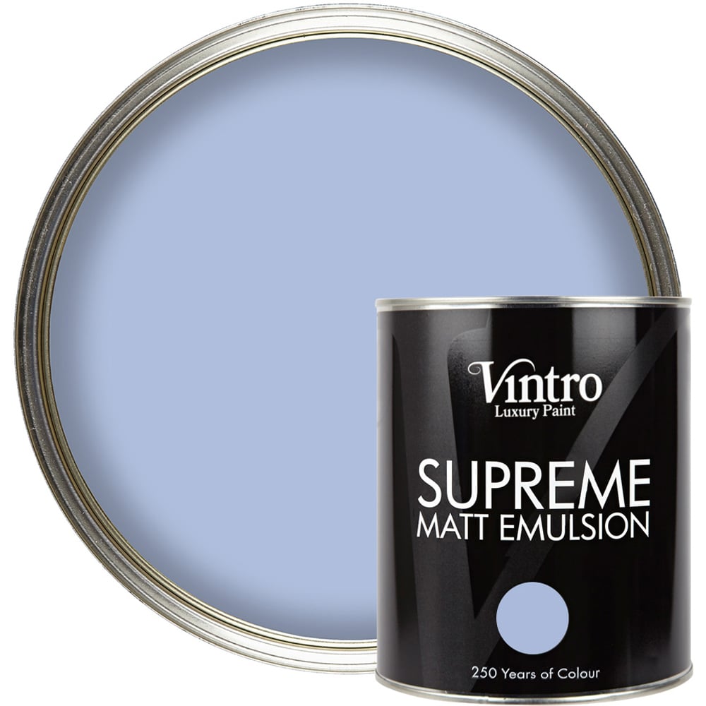 Vintro Paint Georgian Sky Matt Emulsion Interior Paint 1L Image 1