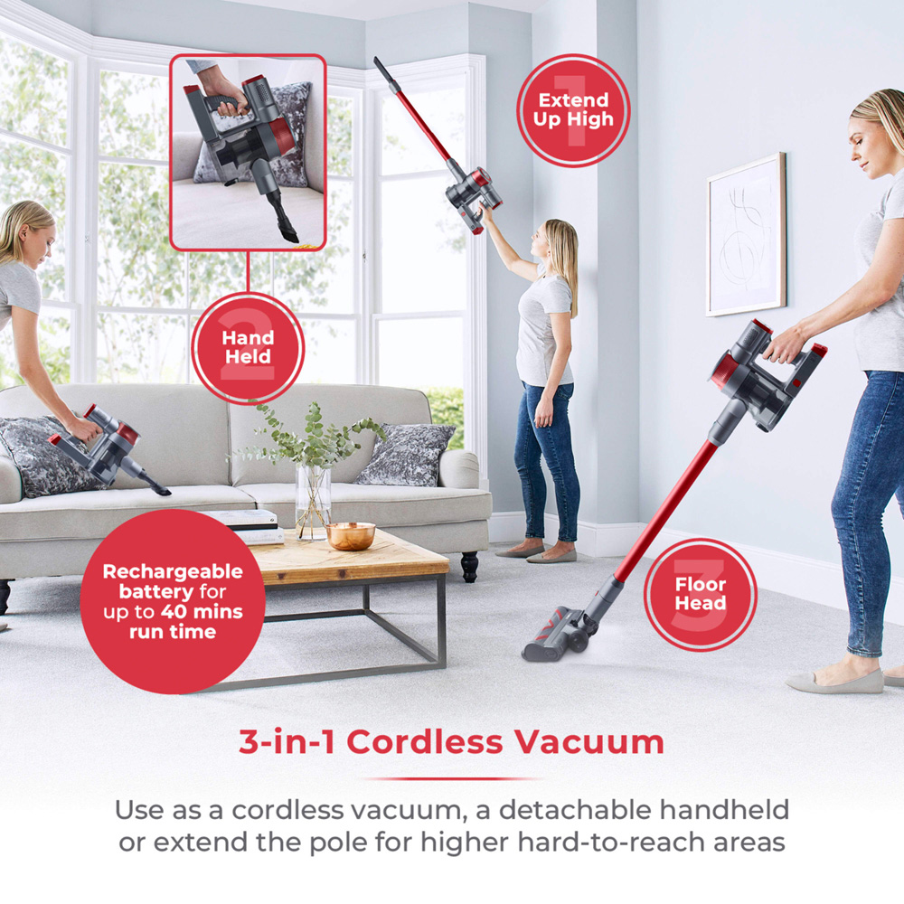 Tower VL40 Evo Pets 3-in-1 Cordless Vacuum Cleaner 22.2V Image 5
