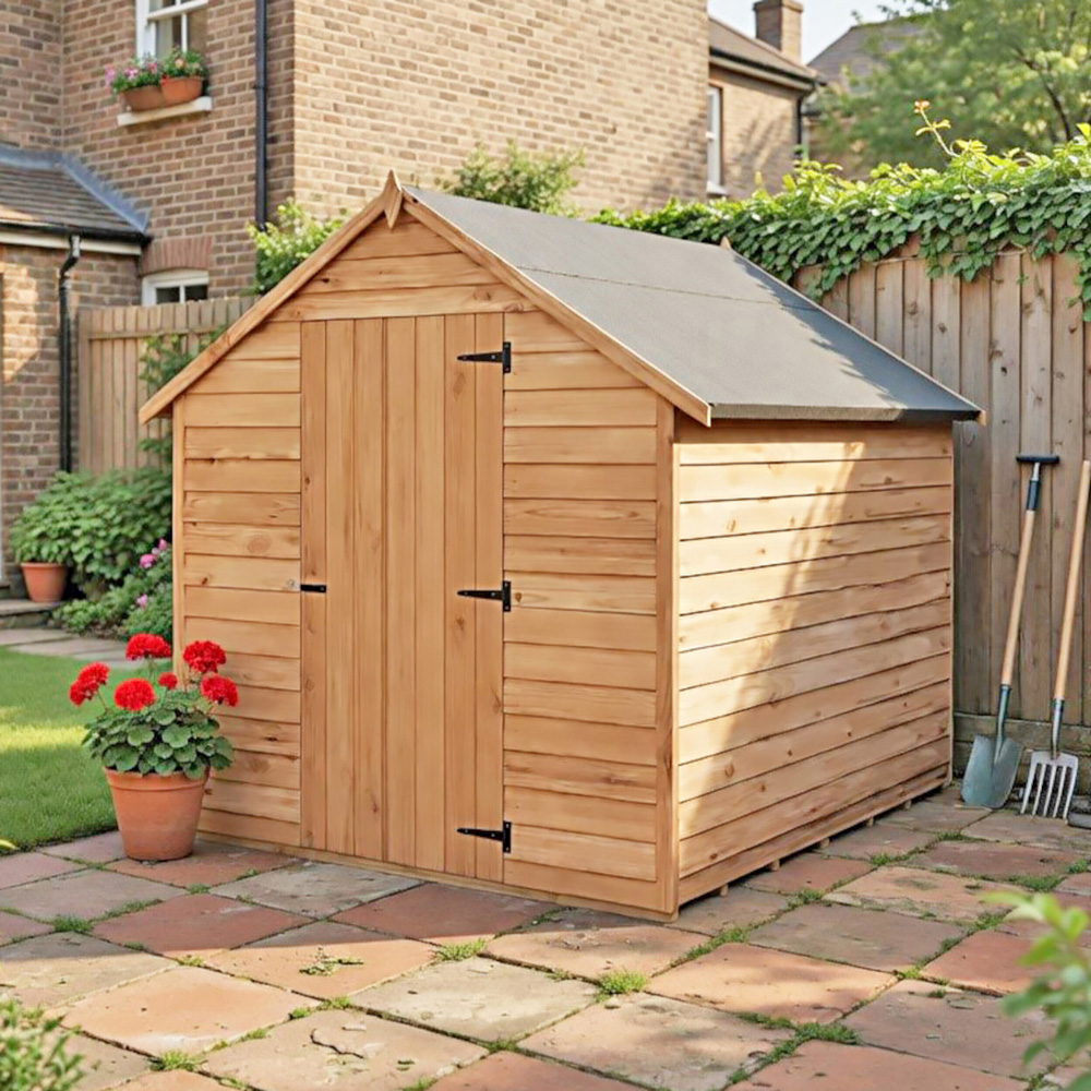Shire 8 x 6ft Dip Treated Overlap Shed Image 5