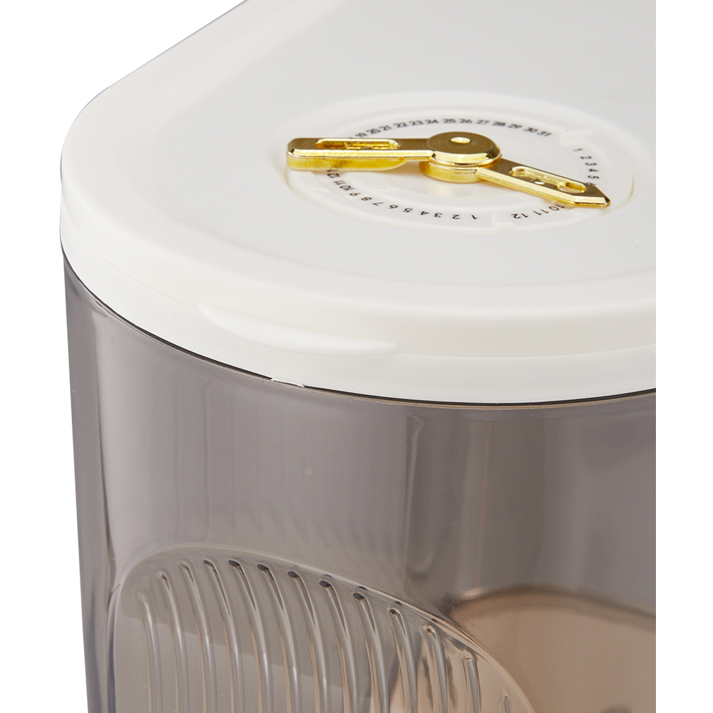 Living and Home White Airtight Rice Grain Dispenser 10kg Image 5