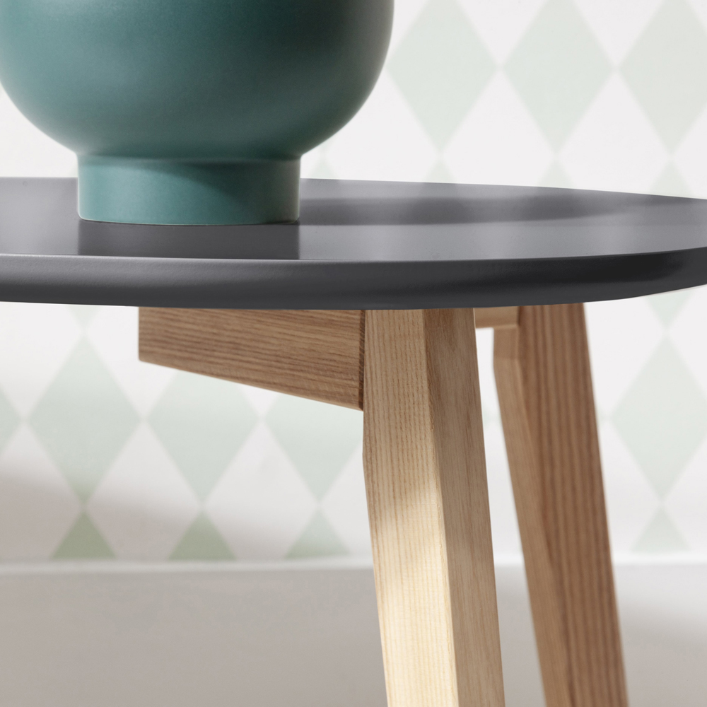Noa and Nani Malme Storm Grey and Natural Pine Extra Large Side Table Image 5