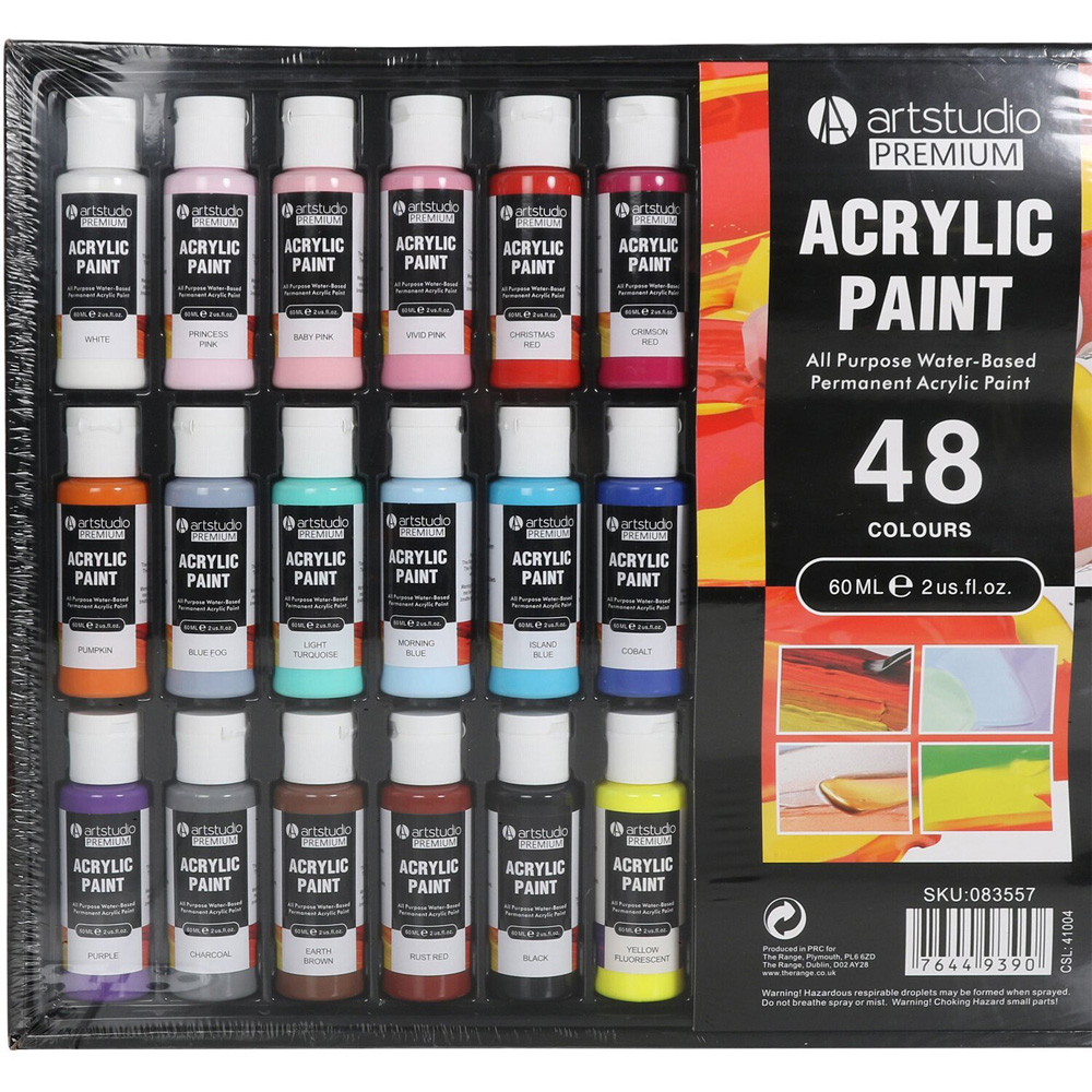 Art Studio Premium Acrylic Paint Set Image 2