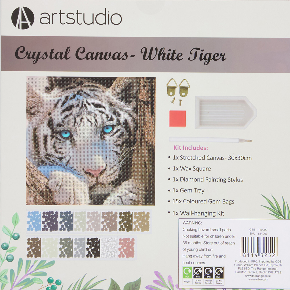 Crystal Canvas White Tiger or Wolf Kit Image 7