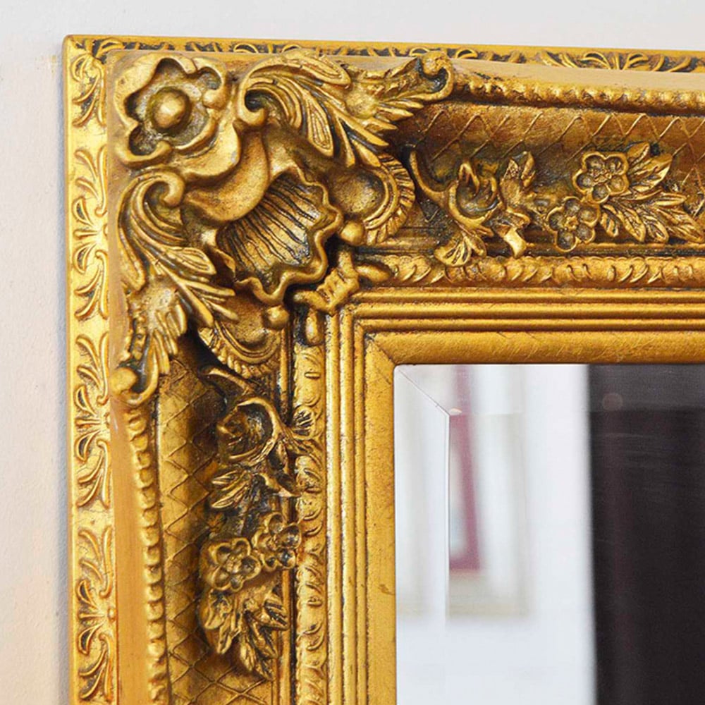 Davenport Gold Ornate Flourish Full Length Mirror 175 x 78cm Image 3