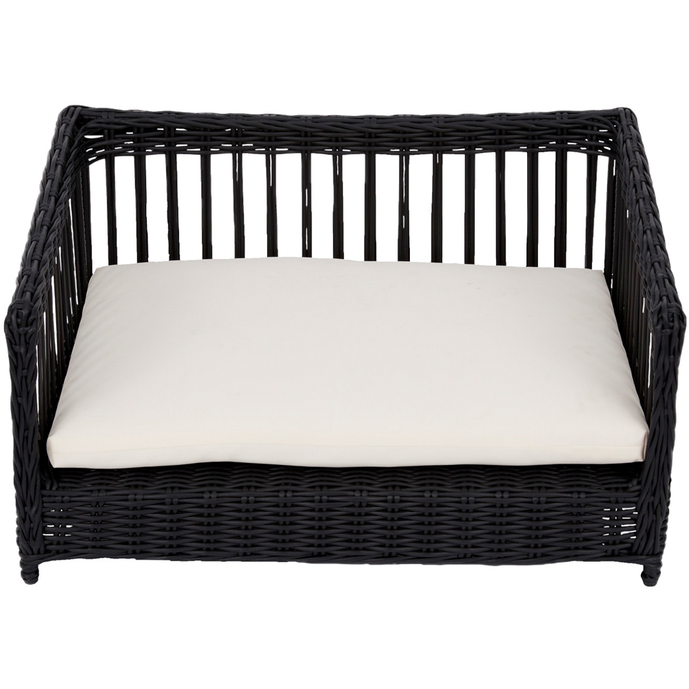 Teamson Pets Water Resistant Wicker Pet Rattan Bed Sofa Image 3