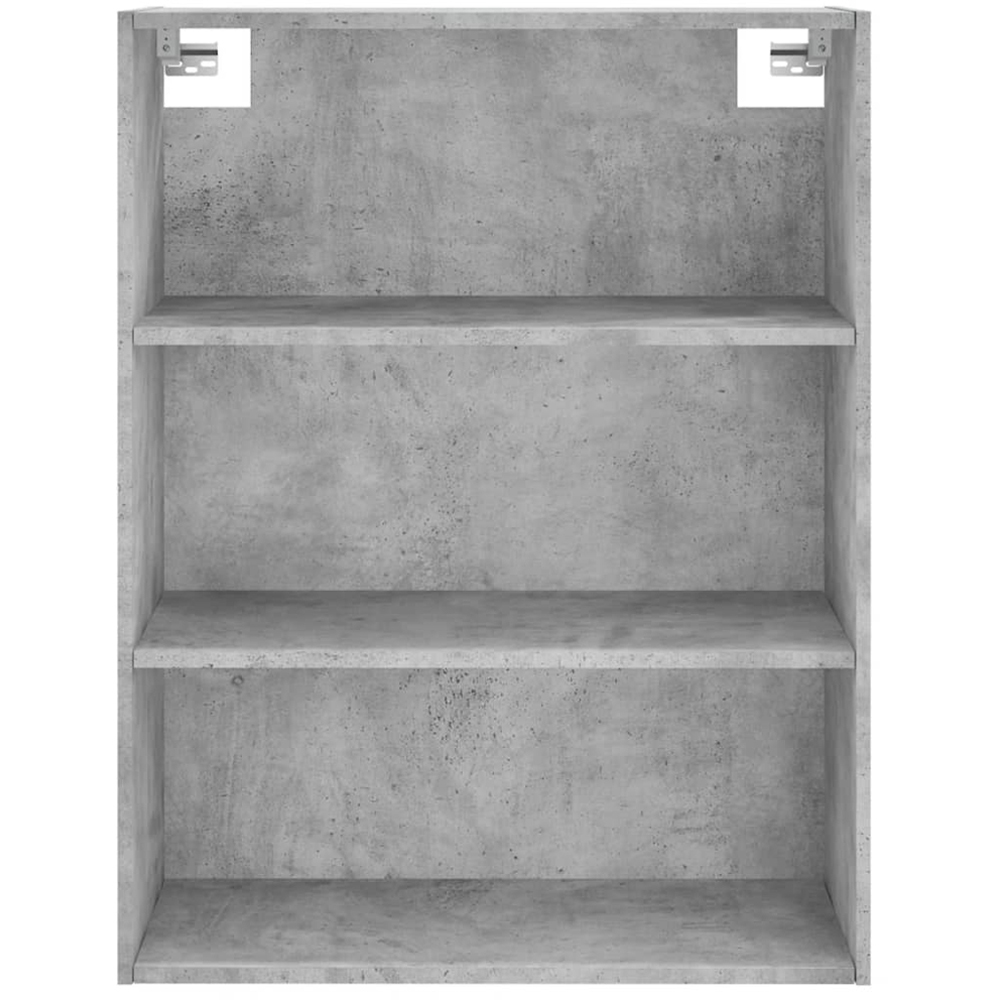 vidaXL Single Door 3 Drawer 3 Shelf Concrete Grey Highboard Image 6