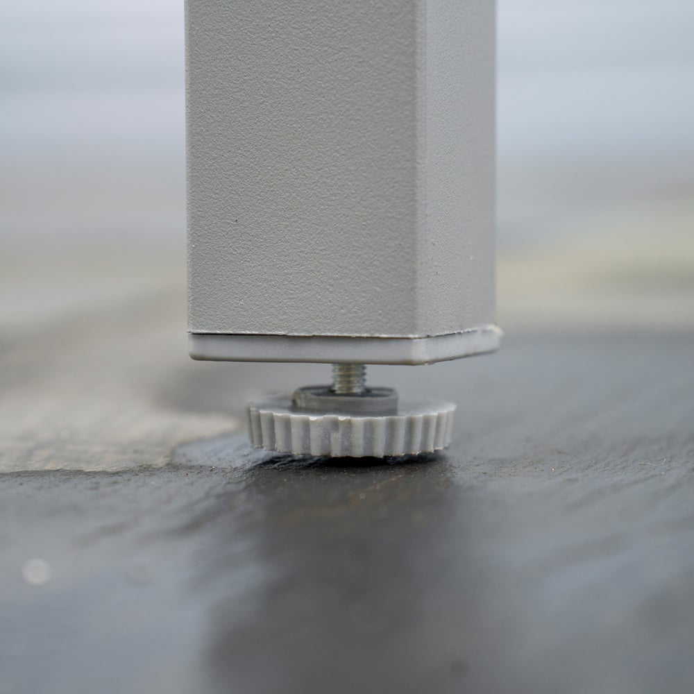 Outsunny 6 Seater Steel Garden Dining Set Grey Image 5