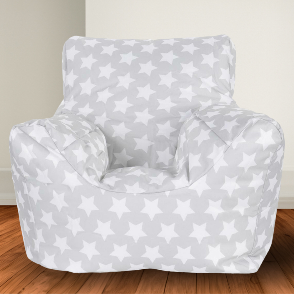 Kaikoo Silver Star Funzee Bean Bag Chair Image 1