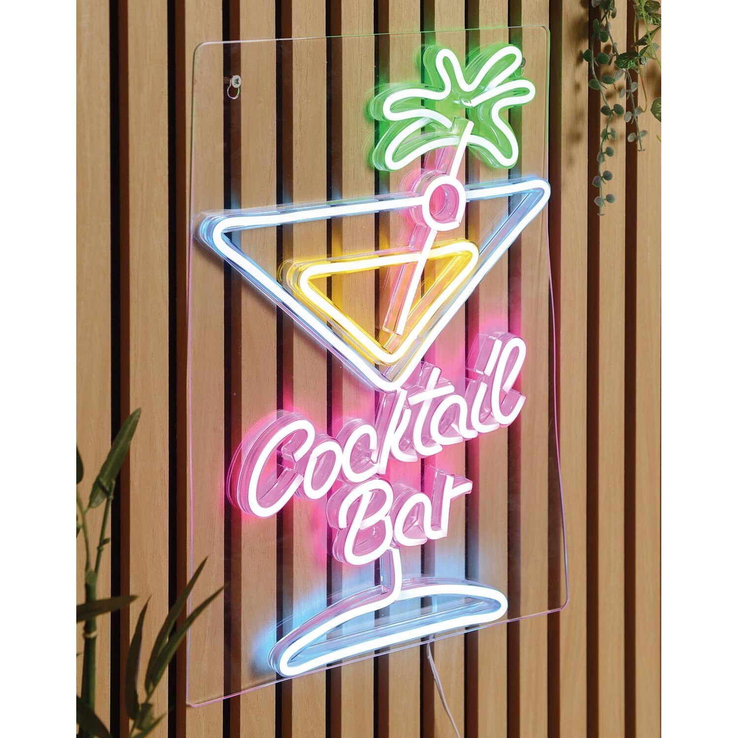Cocktail Bar Outdoor Neon Sign Image 1