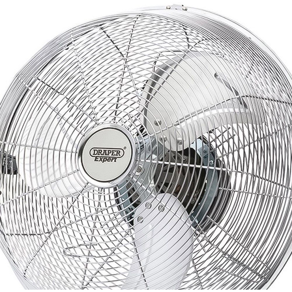 Draper Silver Internal Oscillation Floor Fan 16 inch Image 2