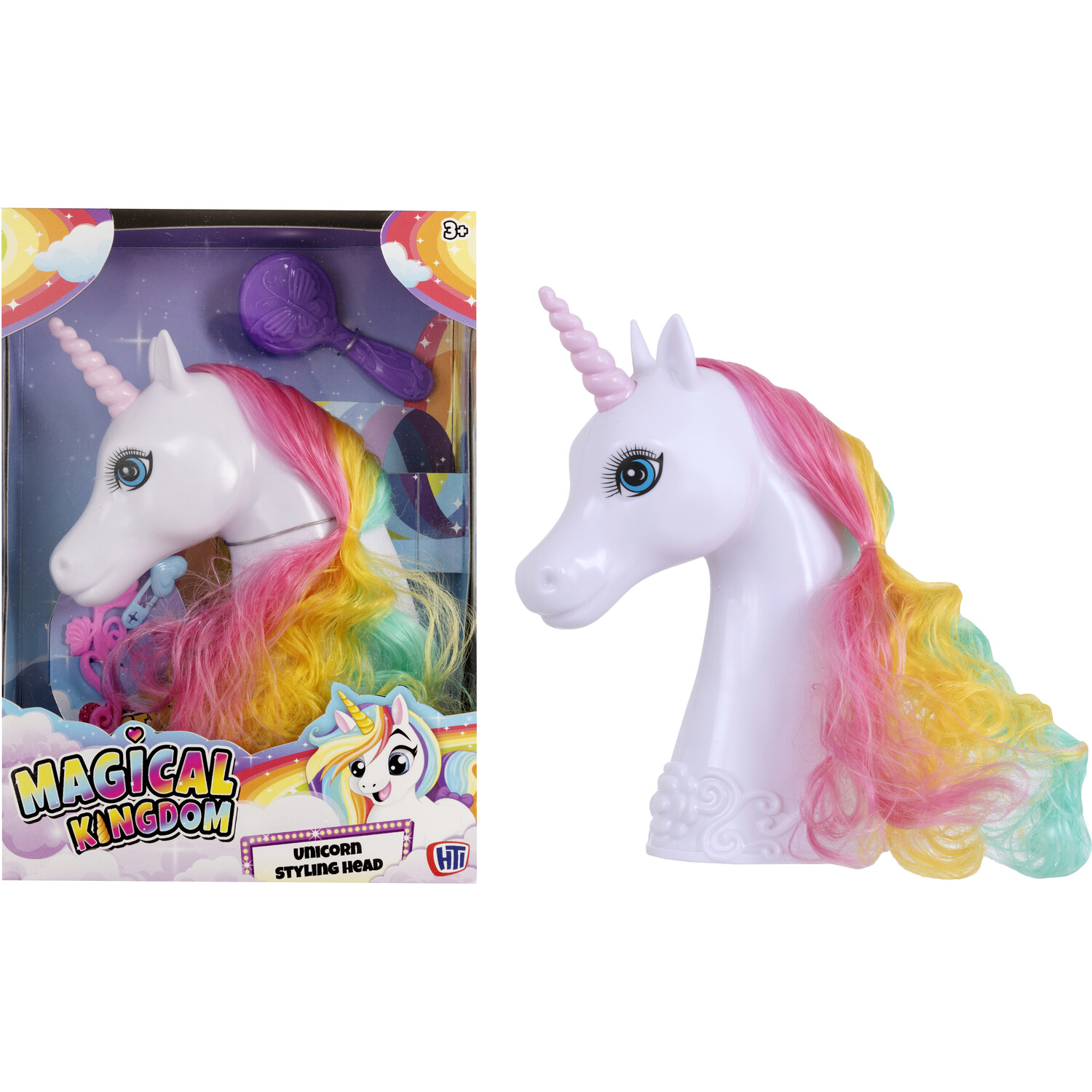 HTI Magical Kingdom Unicorn Styling Head Doll and Accessories Image