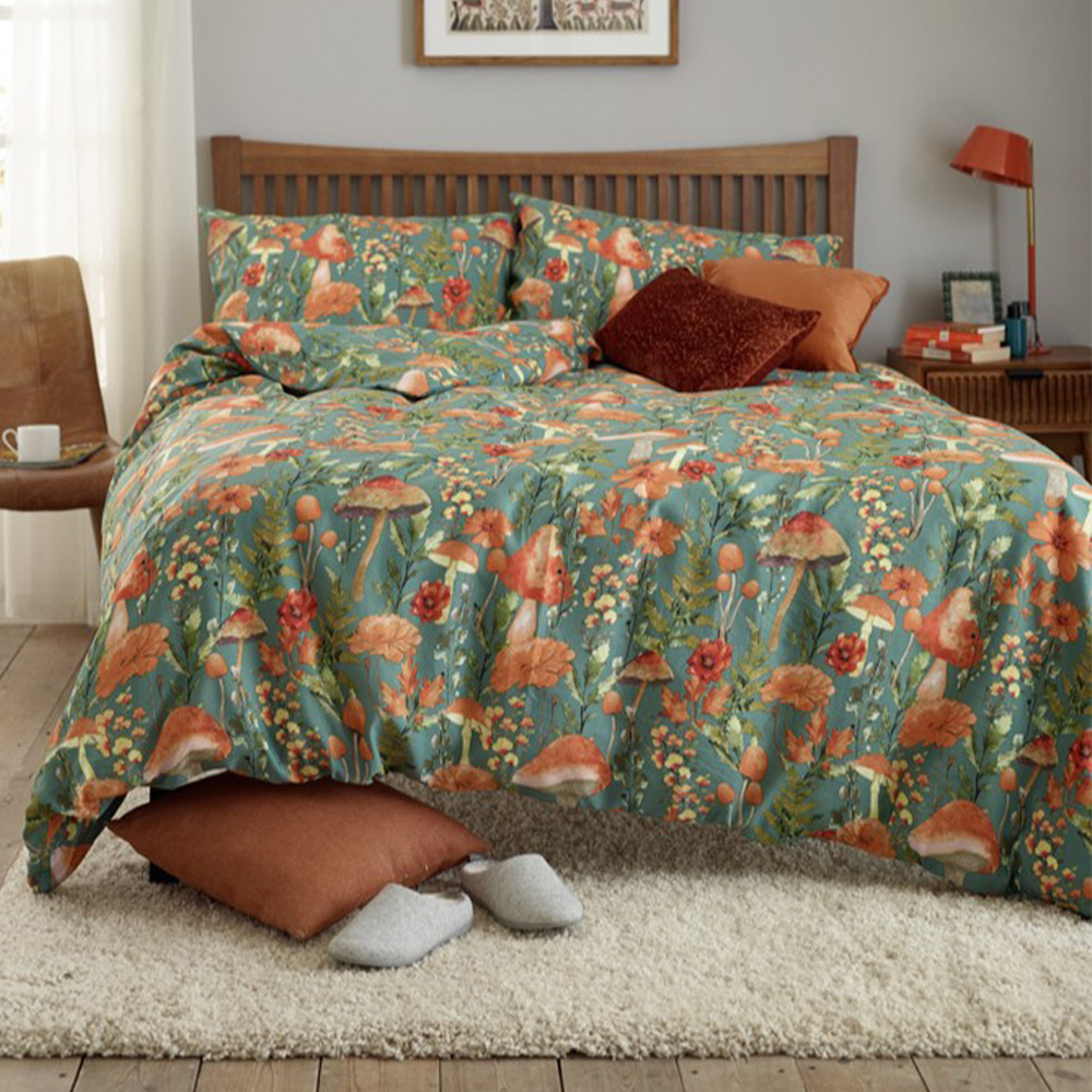 Deyongs Double Sage Mushroom Duvet Set Image 1