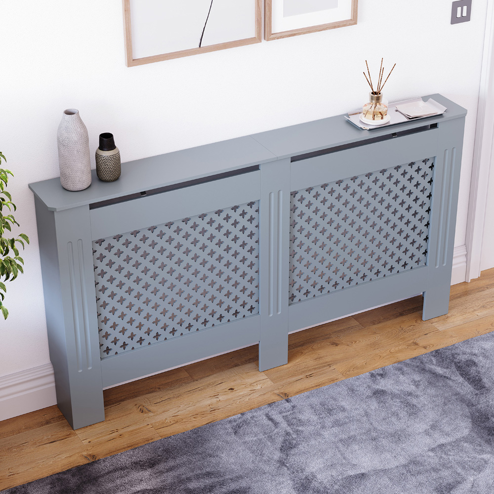 VIDA DESIGNS Oxford Grey Radiator Cover Large Image 6