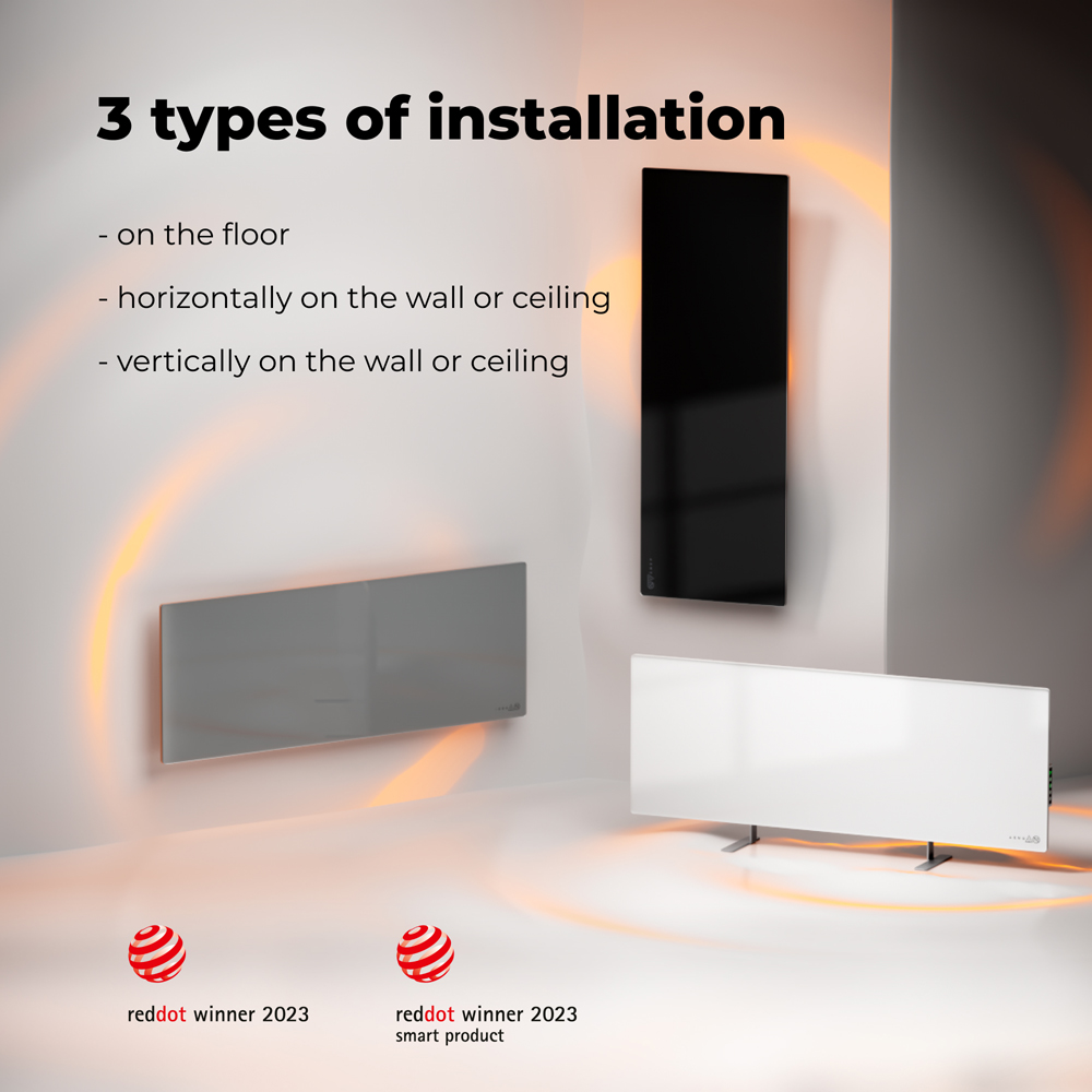 Aeno Premium Eco Smart Grey Heater Image 6