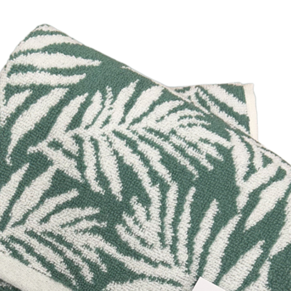 Bellissimo Botanical Green Hand Towel 2 Pack Image 2