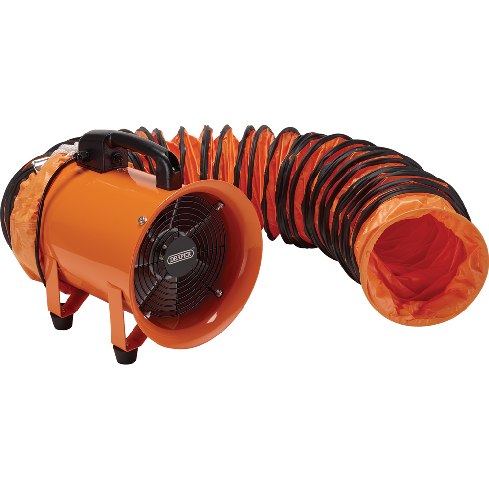 Draper Orange Air Mover Ventilator 8 inch Image 3