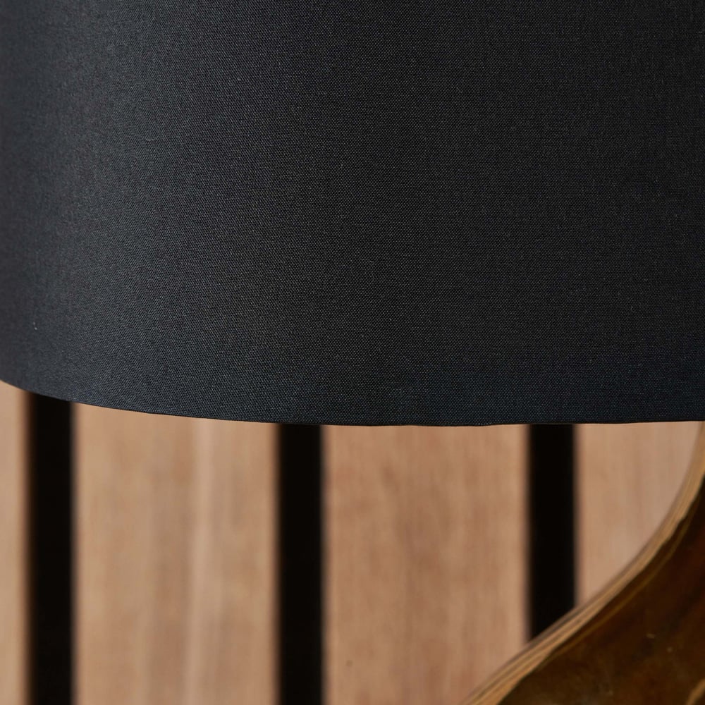 Pacific Lifestyle Gemini Gold Etched Ceramic Table Lamp Image 4