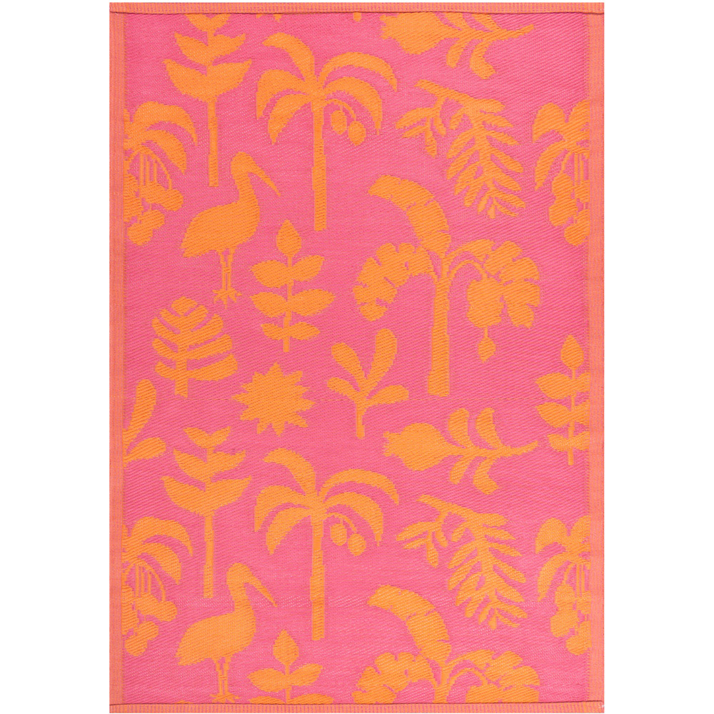 furn. Marula Orange Recycled Rug 120 x 180cm Image 3