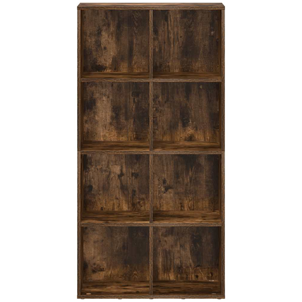 vidaXL 8 Shelf Brown Bookcase Image 3