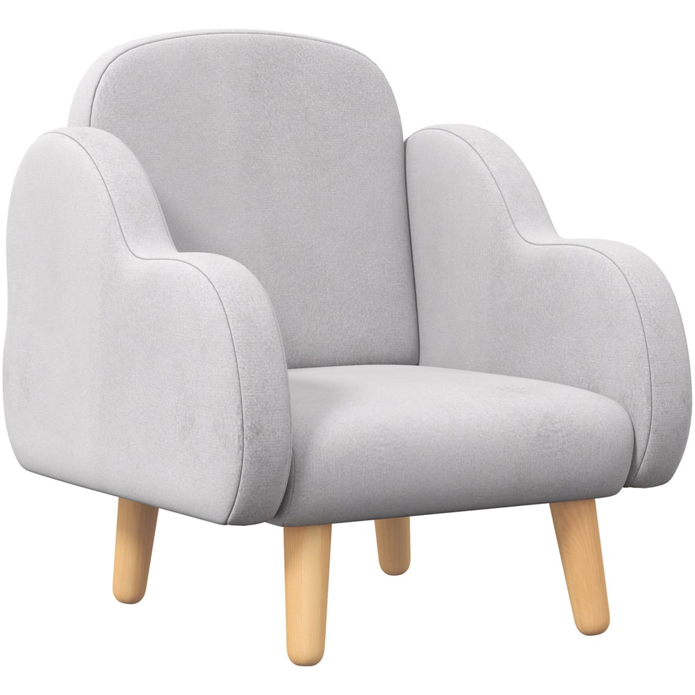 Tommy Toys Grey Cloud Shaped Kids Armchair Image 2