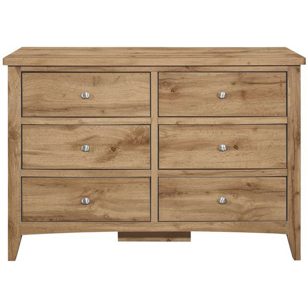 Hampstead 6 Drawer Wooden Chest of Drawers Image 3
