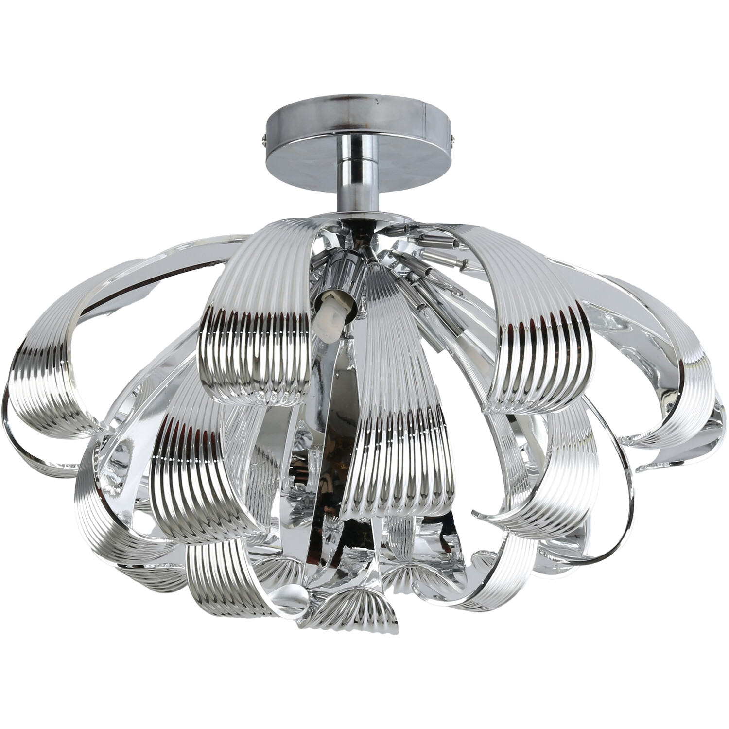 Milan Ceiling Fitting Chrome Image 2