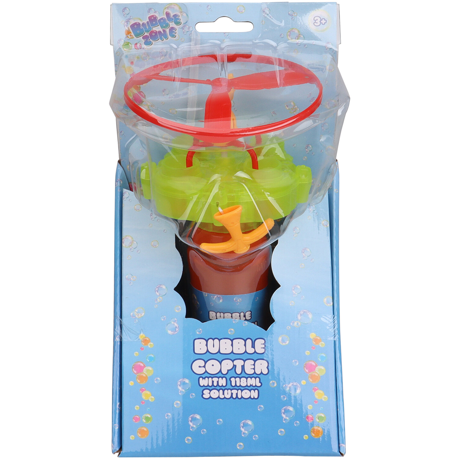 Bubble Copter with Bubble Solution - Red Image 1