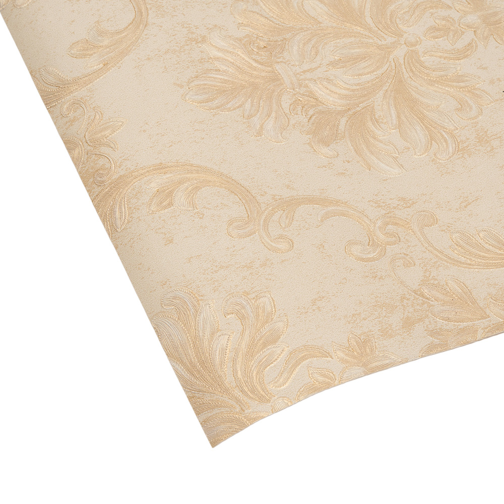 Living and Home Damask Pattern 3D Embossed Gold Non-Pasted Wallpaper Image 5