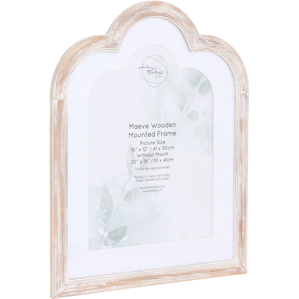 Maeve Wooden Mounted Frame Natural 16 x 12inch Image 3