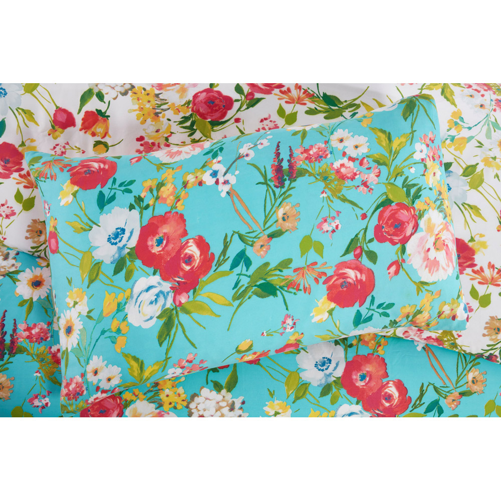 Rapport Home Ashbourne King Size Duck Egg Duvet Set Image 2