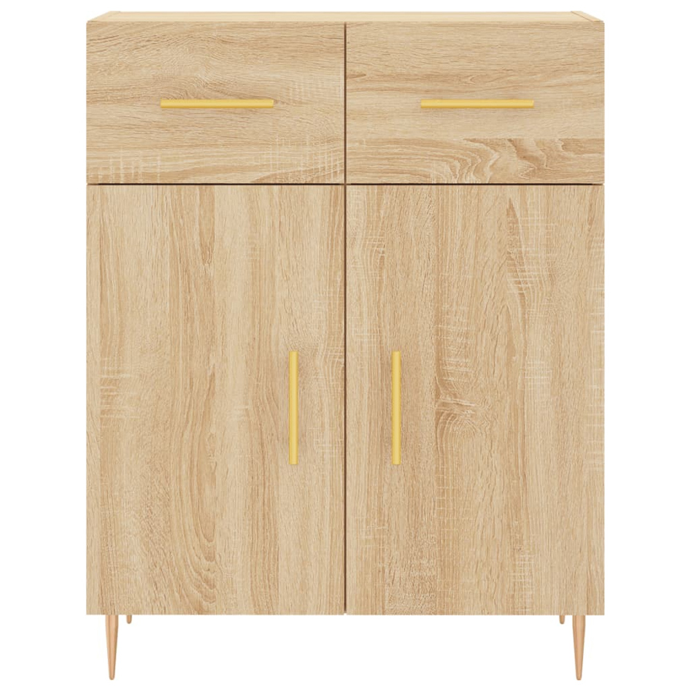 vidaXL 2 Door 2 Drawer 3 Shelf Sonoma Oak Highboard Image 8