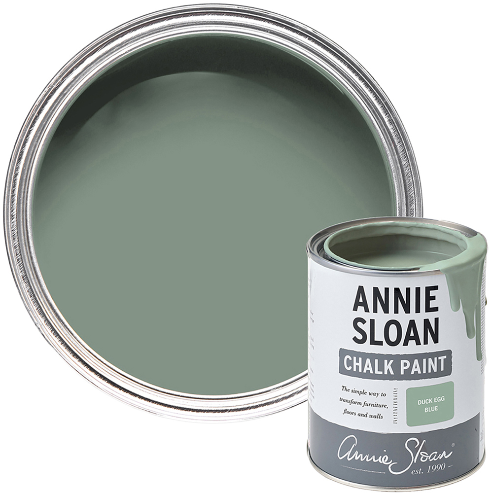 Annie Sloan Duck Egg Blue Matt Chalk Paint 1L Image 1