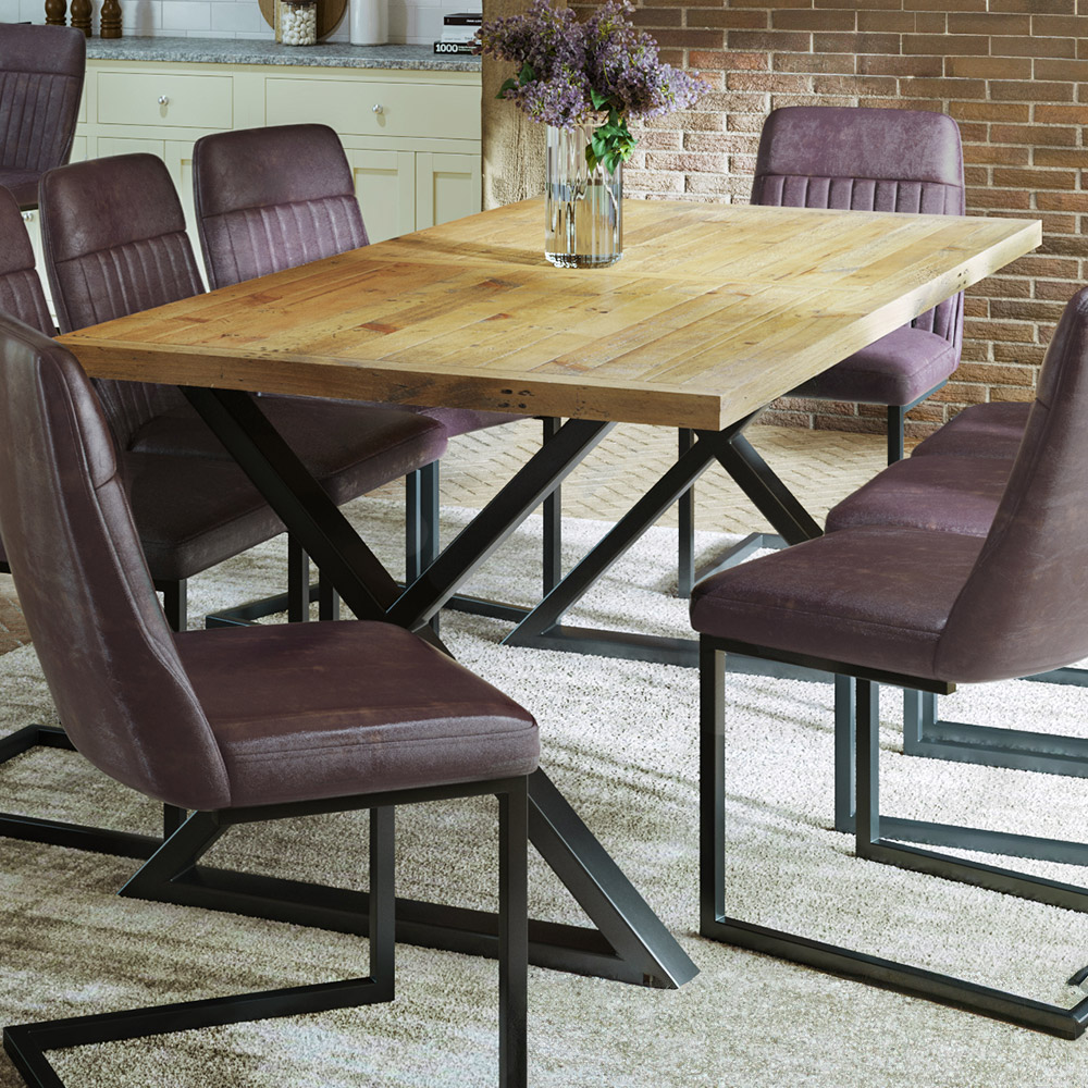 Baumhaus Urban Elegance 8 Seater Reclaimed Table Image 1