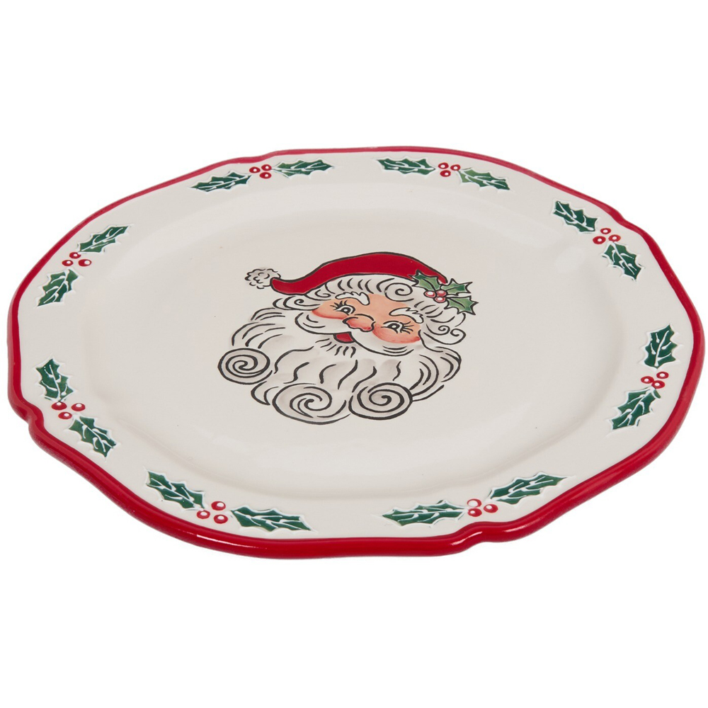 Jolly Santa Plate Image 6
