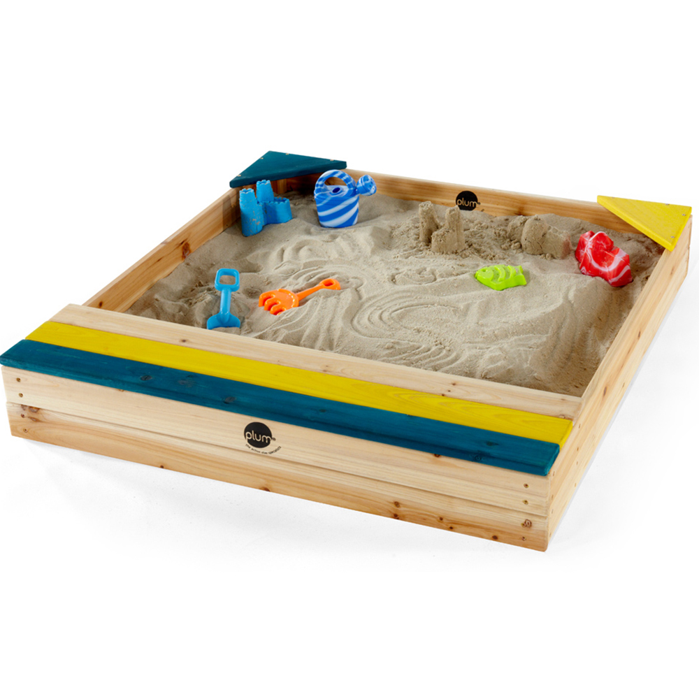 Plum Play Store-It Kids Natural Wooden Sand Pit Image 3