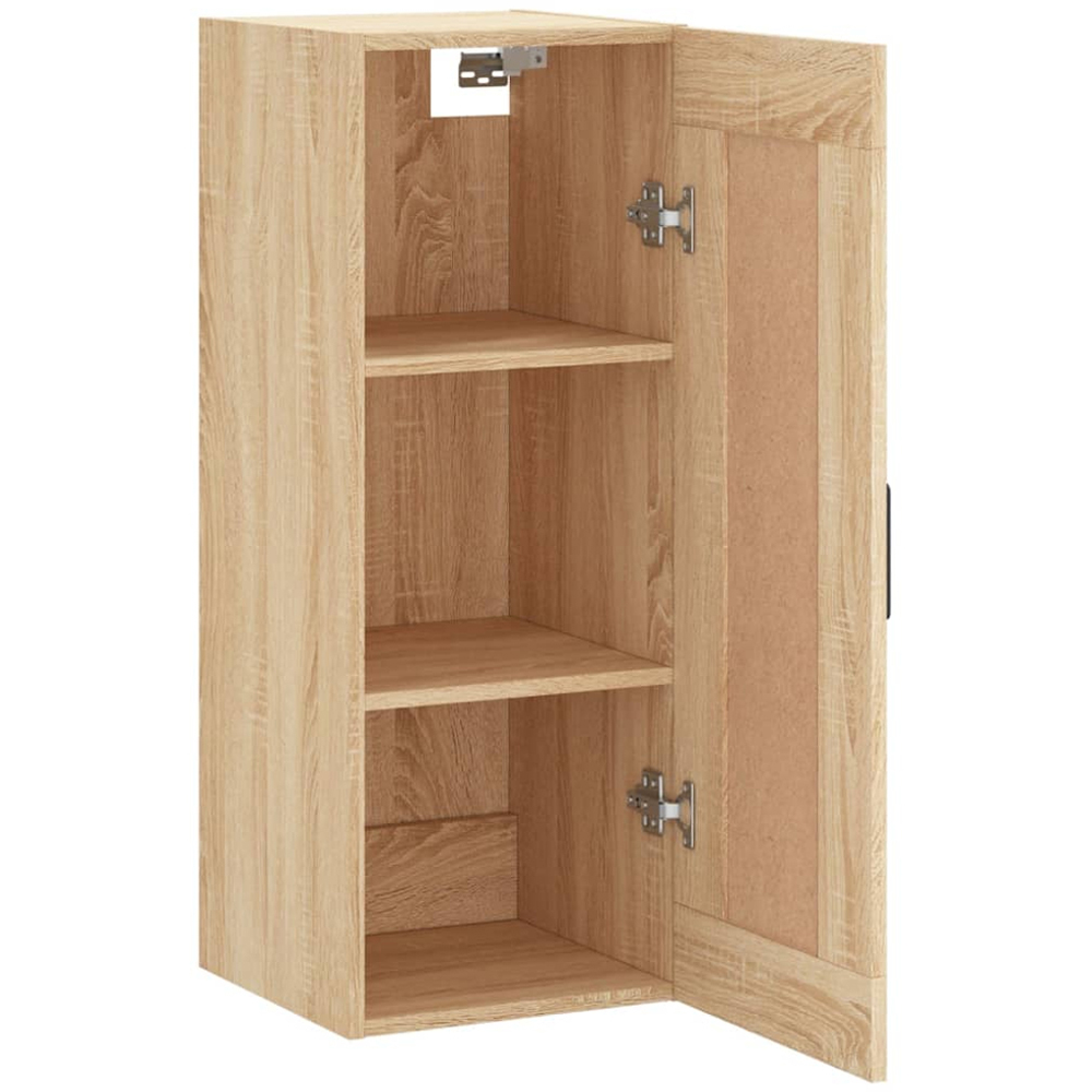 vidaXL Single Door Sonoma Oak Wall Mounted Narrow Cabinet Image 6