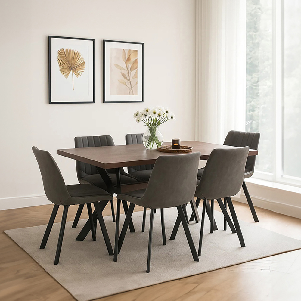 Premier Housewares Westford 6 Seater Dining Set Image 3