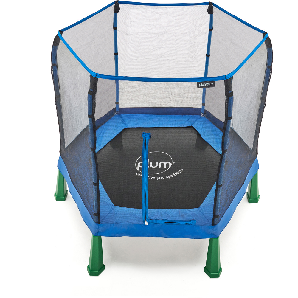 Plum Play Blue 7ft Junior Jumper Springsafe Trampoline with Enclosure Image 3