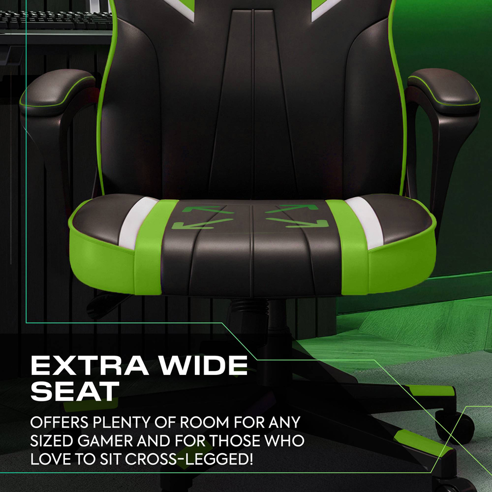 X Rocker Tempest Green Office Gaming Chair Image 6