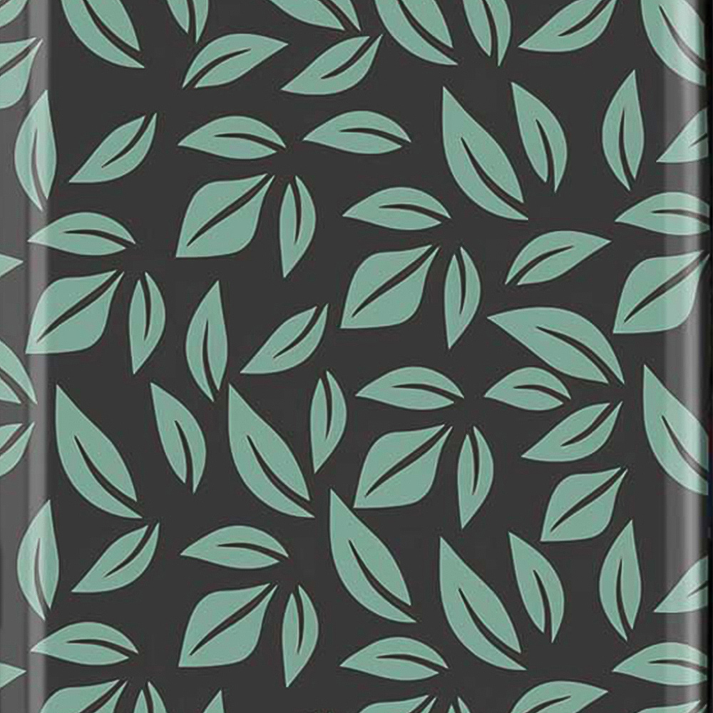 Warren Reed Designer Cabin Delicate Leaf Suitcase Image 3