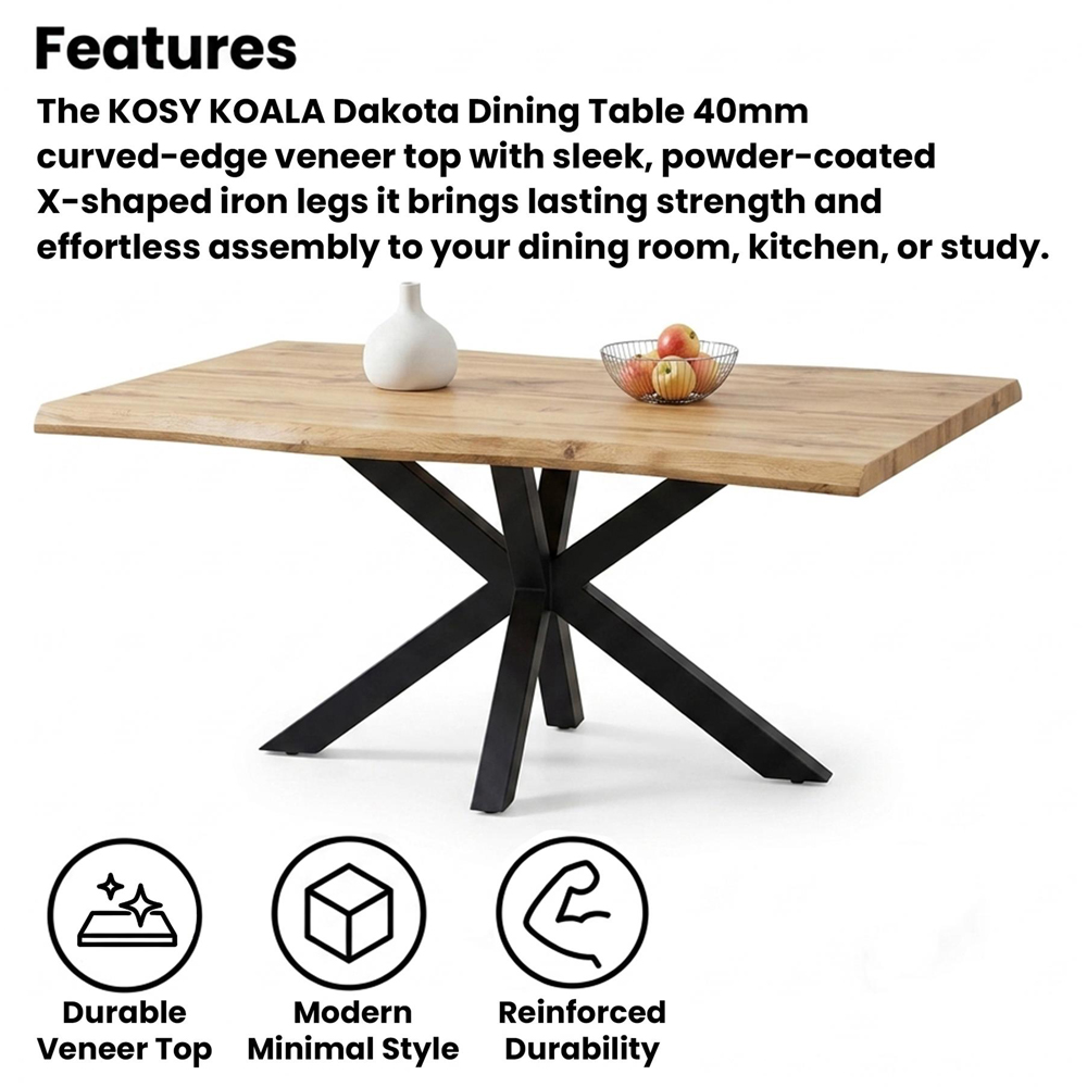 Kosy Koala 4 Seater Wooden Dining Table Image 3