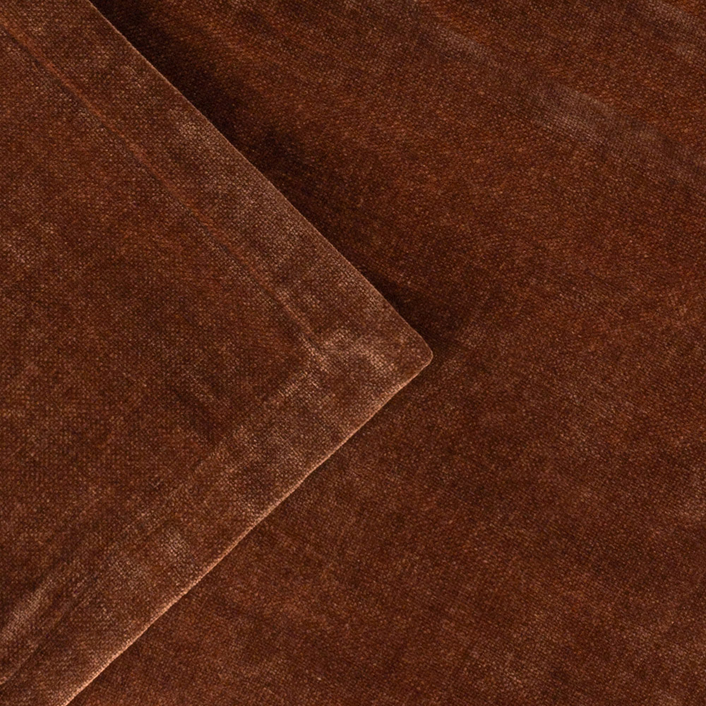 Yard Nutmeg Heavy Chenille Velvet Throw 130 x 180cm Image 3