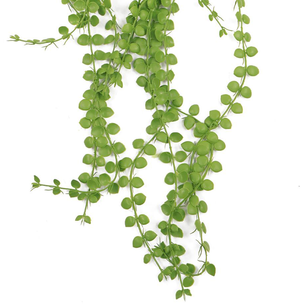 Leaf Pearl String Hanging Artificial Plant 3ft Image 3