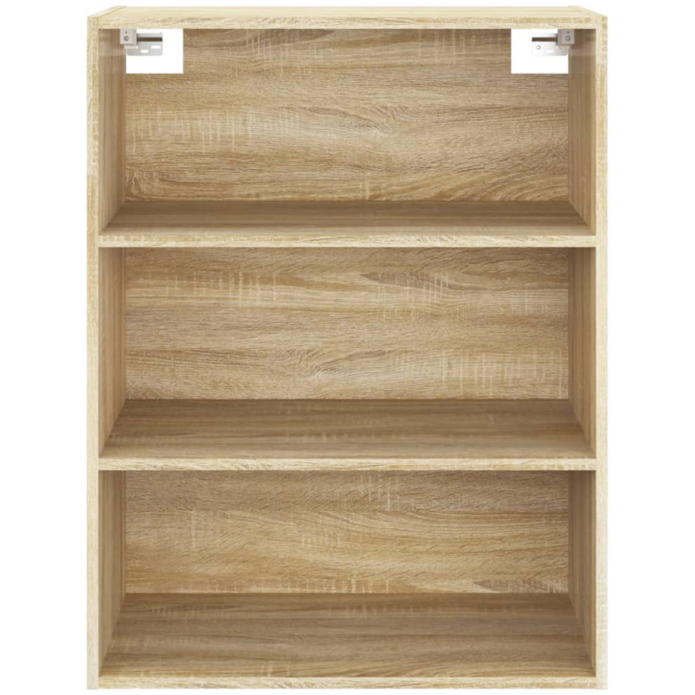 vidaXL 3 Shelf Sonoma Oak Wall Mounted Cabinet Image 4