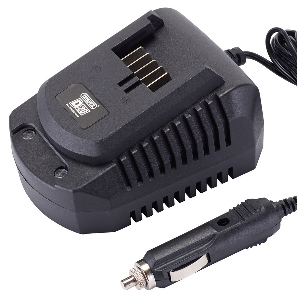Draper D20 12V Lithium-Ion In-Car Battery Charger Image 2