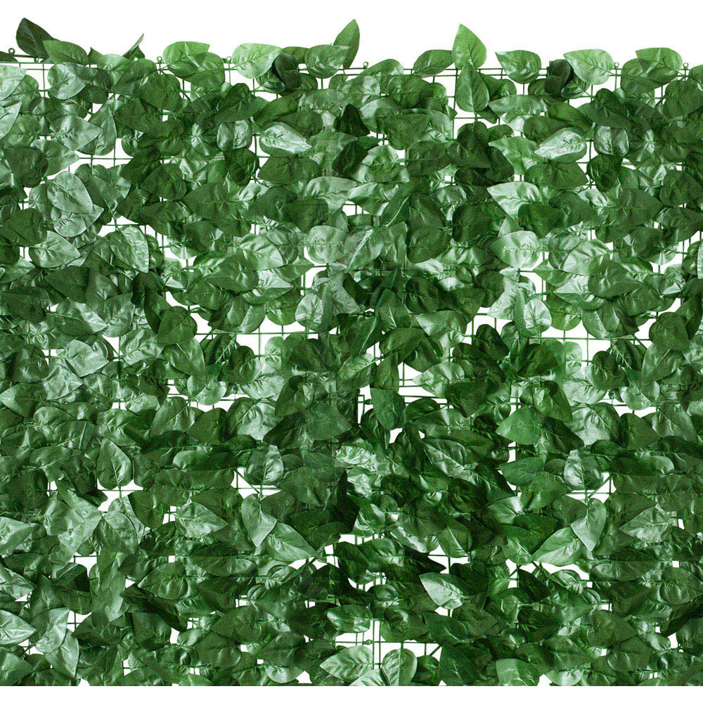 GardenKraft Artificial Dark IVY Leaf Fence 100 x 300cm Image 7