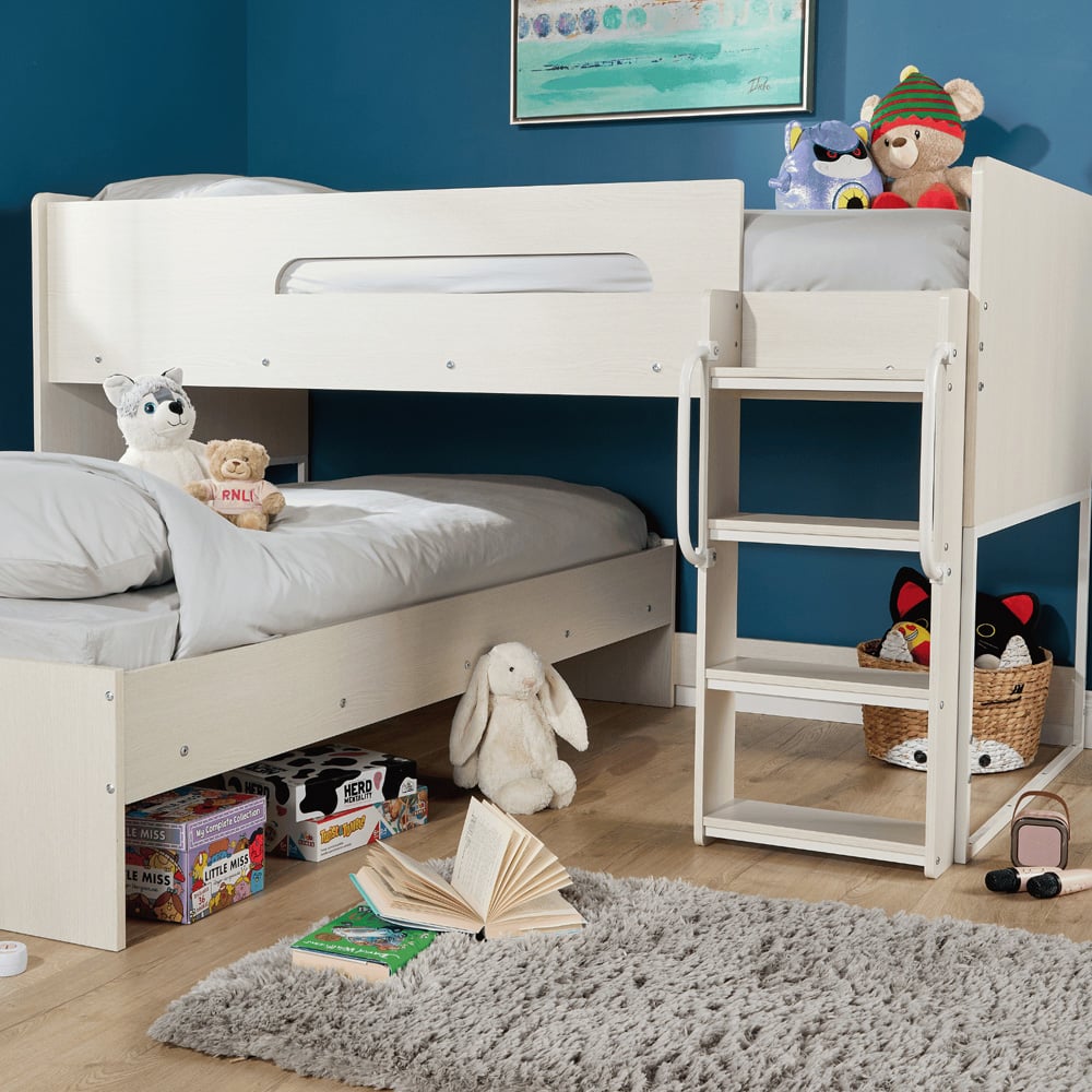 Home Source Hartford White Bunk Bed Image 5