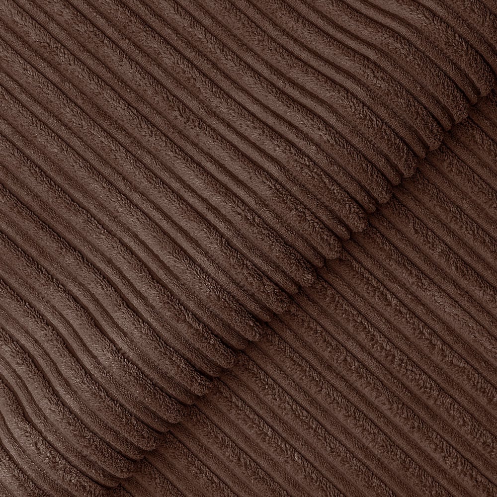 Luxor Single Seater Chocolate Jumbo Cord Armchair Image 5