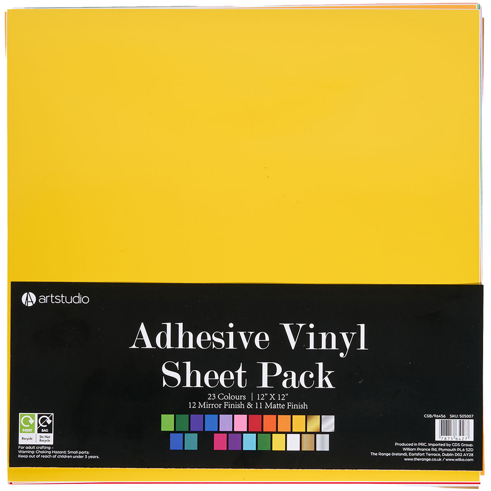 Adhesive Vinyl Sheet Pack Image 1
