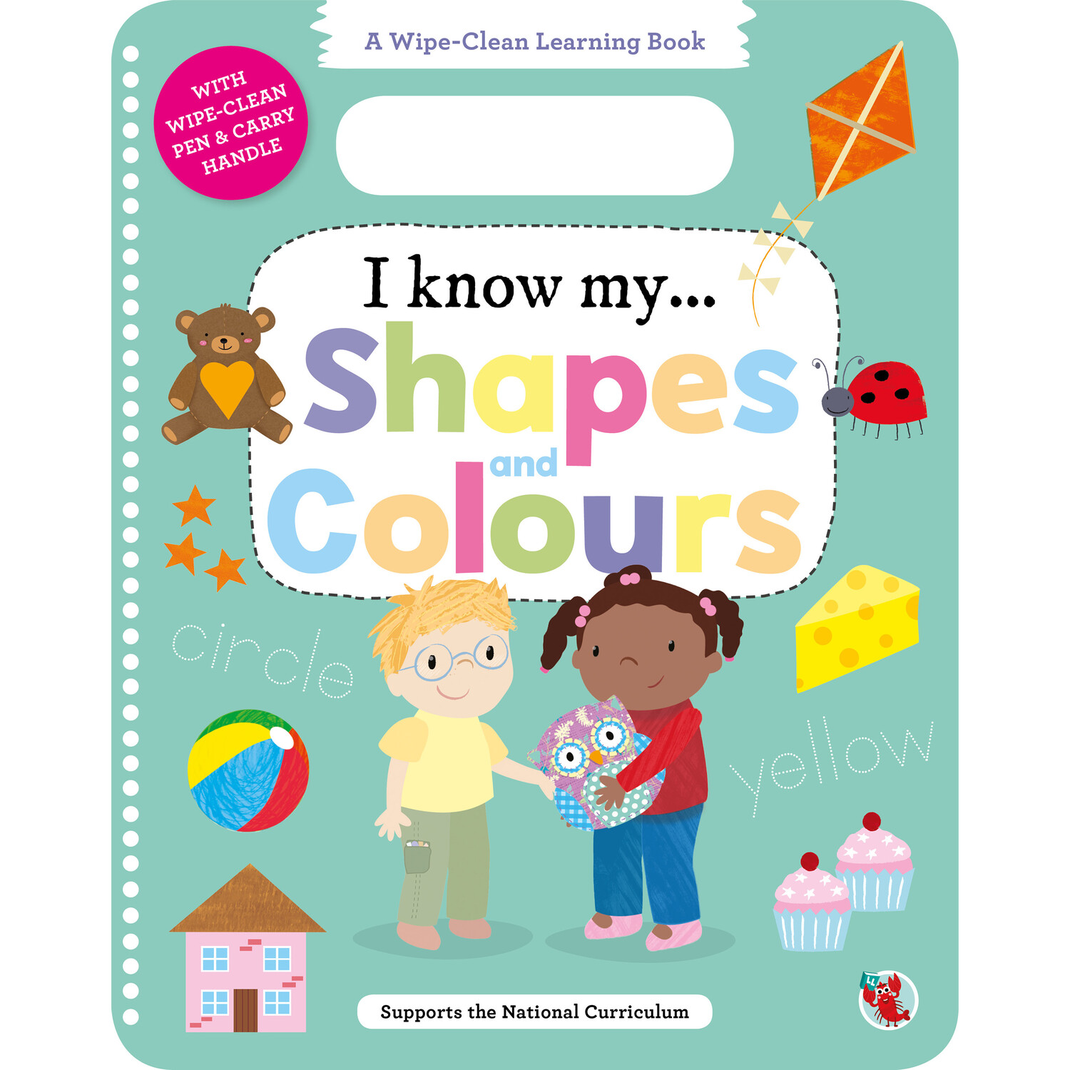 I Know My Shapes and Colours Wipe Clean Learning Book Image